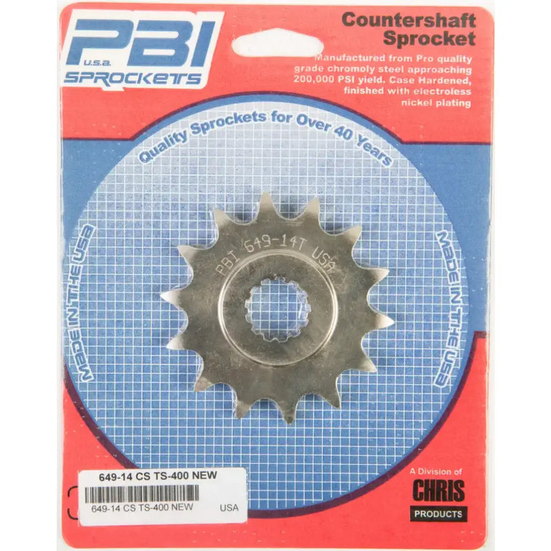 649-14 Front Cs Sprocket Steel 14t 520 Suz - Countershaft
