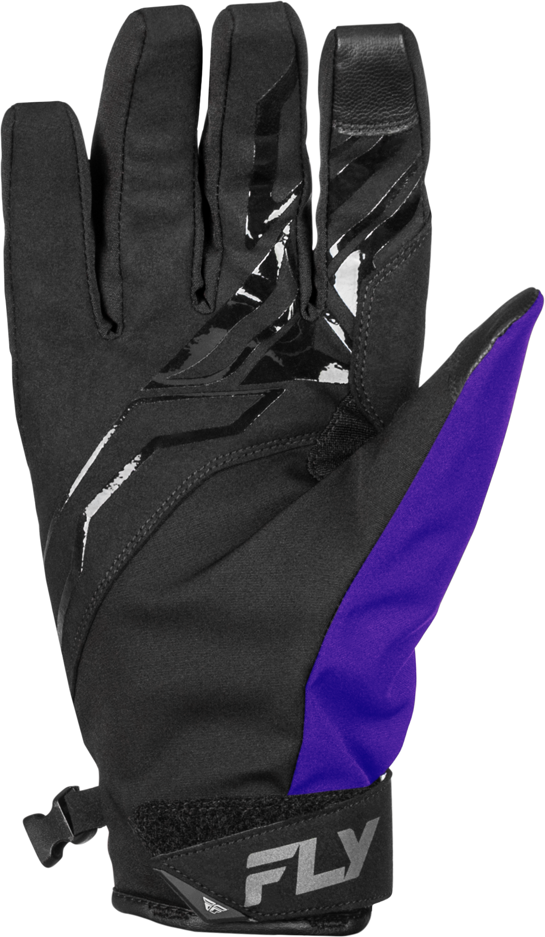Title Gloves Black/Purple/Grey Lg
