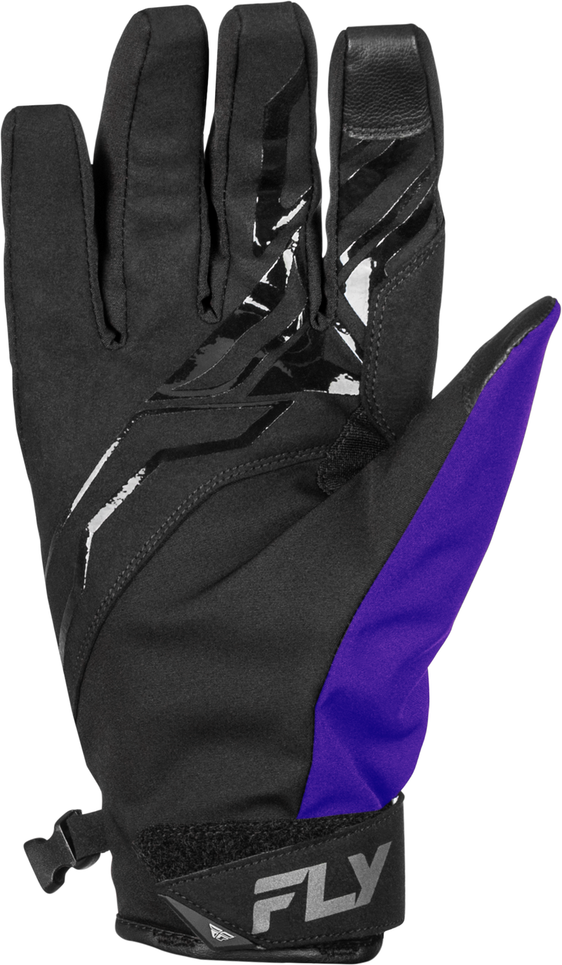 Title Gloves Black/Purple/Grey Sm