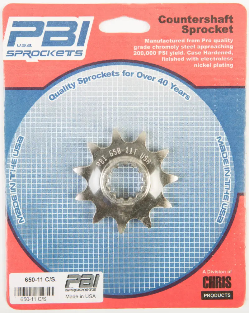 650-11 Front Cs Sprocket Steel 11t 520 Kaw/Suz - Countershaft
