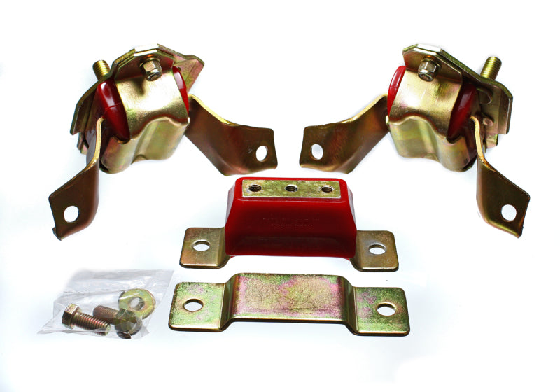 Energy Suspension 4.1124R Energy Suspension 84-95 Ford Mustang 5.0 (302c.i.) V8 Red Motor & Transmission Mount Set