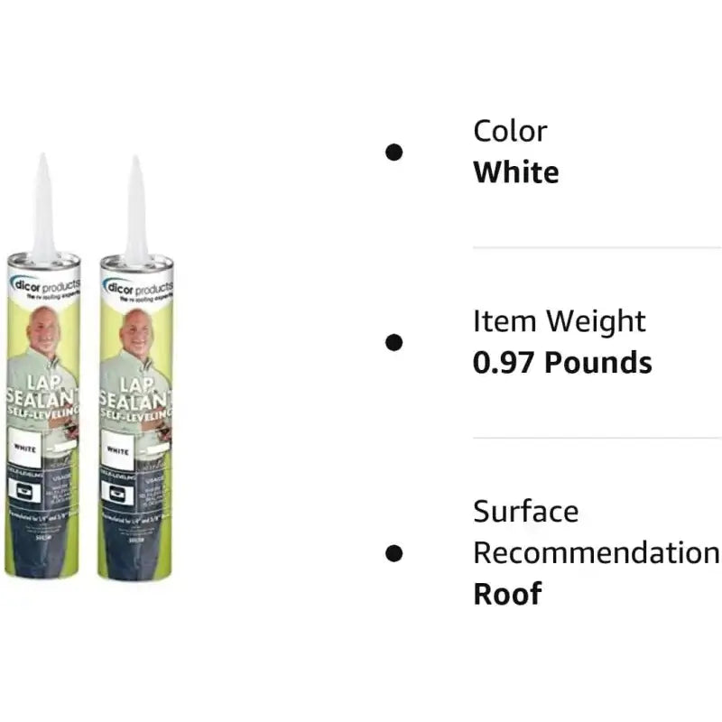 651SANSW-1 Dicor Corp Ultra Sealant Non Leveling Wh - Roof