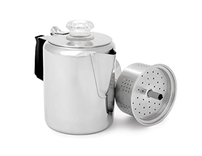 65209 G.S.I.Sports Glacier Stainless 9 Cup Perc W/Sili - Coffee Maker