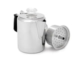 65209 G.S.I.Sports Glacier Stainless 9 Cup Perc W/Sili - Coffee Maker