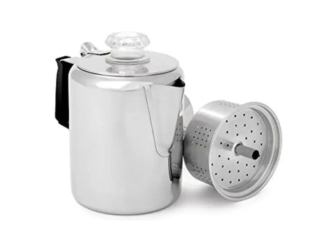 65209 G.S.I.Sports Glacier Stainless 9 Cup Perc W/Sili - Coffee Maker