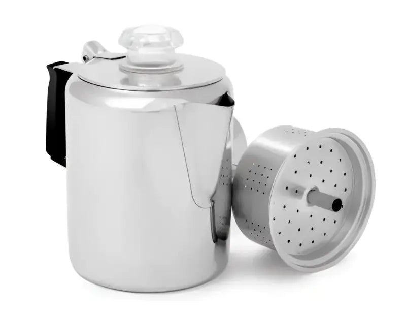 65209 G.S.I.Sports Glacier Stainless 9 Cup Perc W/Sili - Coffee Maker