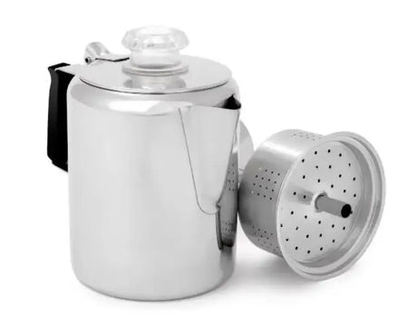 65209 G.S.I.Sports Glacier Stainless 9 Cup Perc W/Sili - Coffee Maker