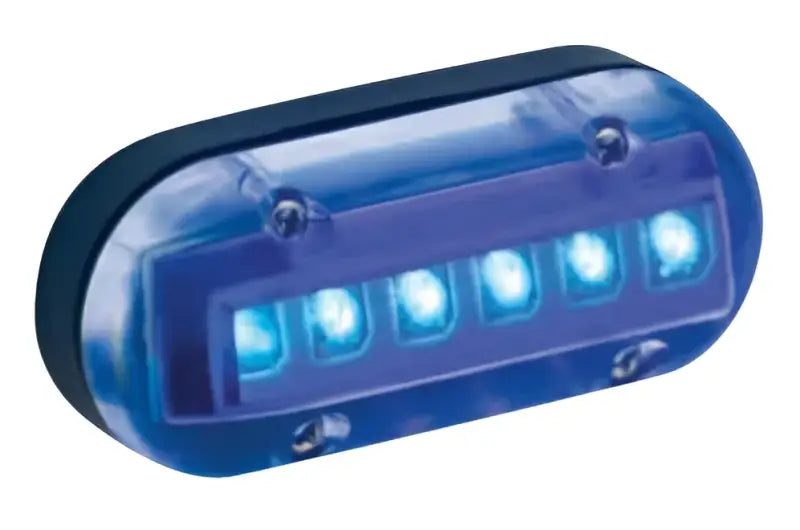 Blue LED boat light, Attwood Marine 6528B-7 for underwater blue LED lighting