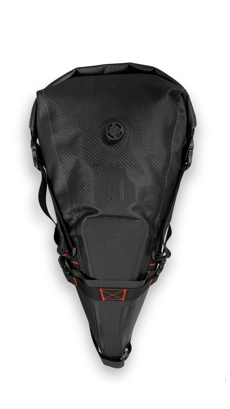 USWE 200065001 USWE Roll-Top Saddle Bag - Black - 200065001