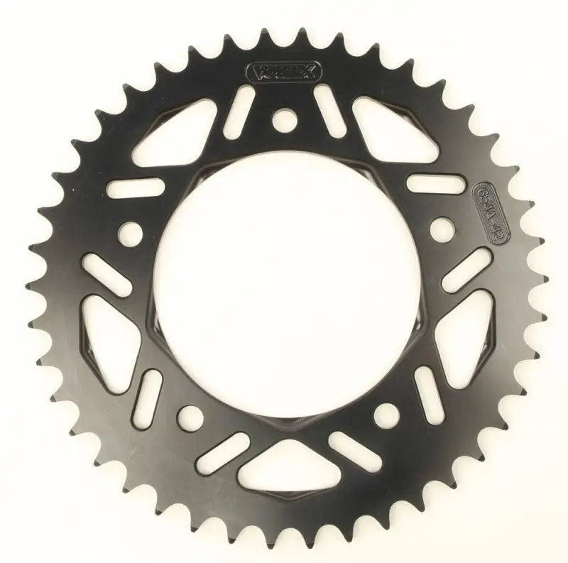 654AK-42 Vortex Rear F5 Sprocket Aluminum 42T-520 Blk Hc Yam - RV and Auto Parts