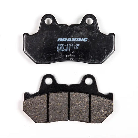 BRAKING 654SM1 Brake Pad Set Semi Metallic