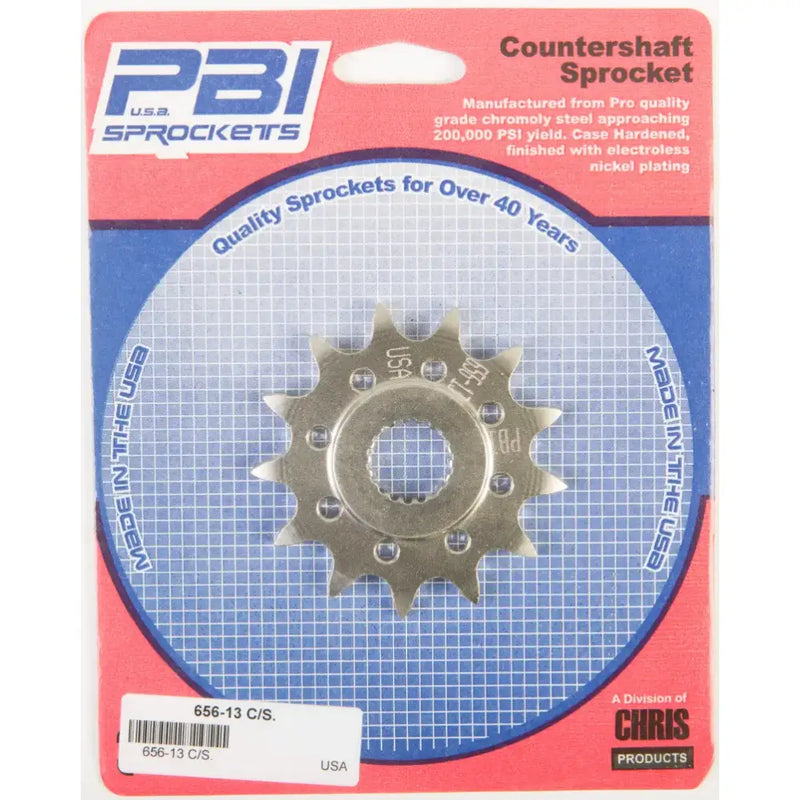 656-13 Front Cs Sprocket Steel 13t 520 Suz - Countershaft