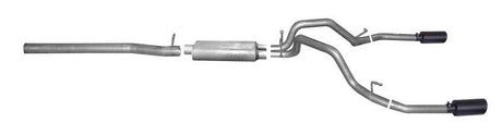 Gibson 65680B Gibson 14-19 Cadillac Escalade Base 6.2L 3.5in/2.25in Cat-Back Dual Split Exhaust - Black Elite