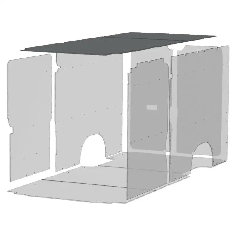 Van interior paneling kit with Legend Fleet Duratherm ceiling liner for fleet duratherm ceiling
