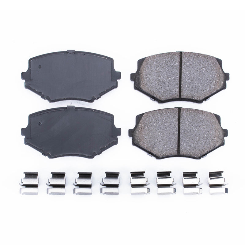 PowerStop 17-635 Power Stop 94-97 Mazda Miata Front Z17 Evolution Ceramic Brake Pads w/Hardware