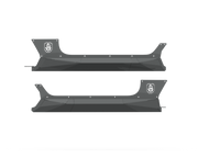Road Armor 2018+ Jeep Wrangler JL 2-Door Stealth Rocker Guards - Tex Blk - 518ARG2B