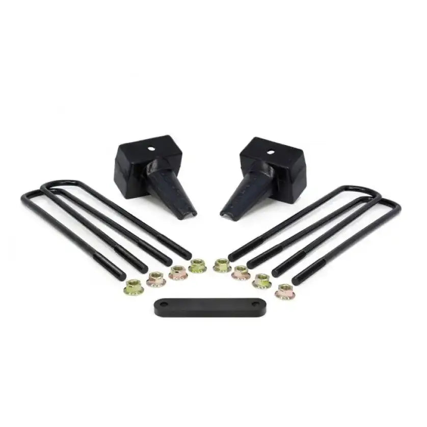 Readylift Tall OE Style Rear Block 2PC Drive Shaft kit with U-bolts and nuts set for enhanced vehicle performance and look, RV, Automotive, Powersports, off-road, marine, exterior, truck accessories, interior, truck bed, rv parts, AVADA - Best Sellers, Must Haves
