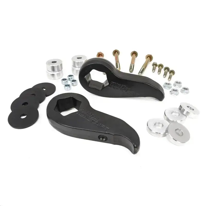 66-3020 Readylift 2020 GM 2500/3500HD 2.0' Leveling Kit with components for a 2.0-inch lift, specifically designed for 2020 GM 2500/3500HD trucks. Enhances truck's stance, RV, Automotive, Powersports, off-road, marine, exterior, truck accessories, interior, truck bed, RV parts, AVADA - Best Sellers, Must Haves