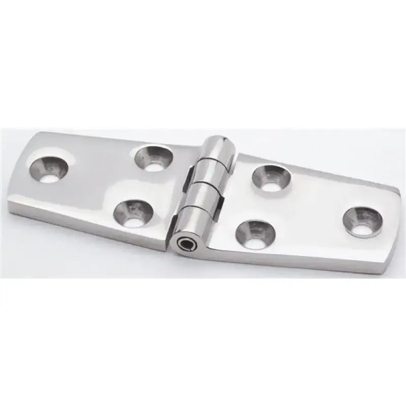 Shiny metal attwood marine hinge-door with mounting holes for boat door repair