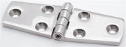 Shiny metal attwood marine hinge-door with mounting holes for boat door repair