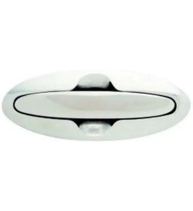 Oval chrome boat cleat from Attwood Marine Flush Cleat Assy 8 Studd