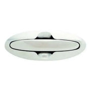 Oval chrome boat cleat from Attwood Marine Flush Cleat Assy 8 Studd