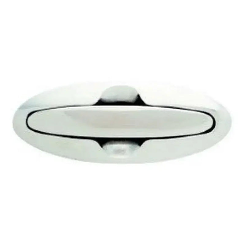 Oval chrome boat cleat from Attwood Marine Flush Cleat Assy 8 Studd