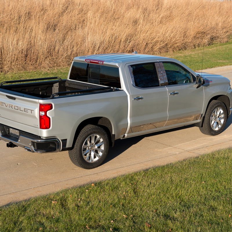 Putco 9751204 Putco 07-13 Silverado Ext Cab 6.5 Short Box - 6in Wide - 14pcs Stainless Steel Rocker Panels - 9751204