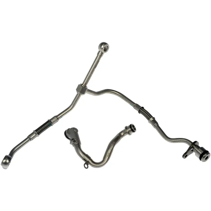 Metal fuel lines from 667-055 Dorman Turbo Line Kit for turbo line replacement