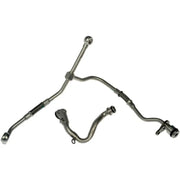 Metal fuel line assembly from 667-055 Dorman Turbo Line Kit for turbo line replacement