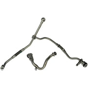 Metal fuel line assembly from 667-055 Dorman Turbo Line Kit for turbo line replacement