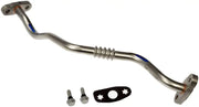 Metal exhaust pipe with flanges for Dorman Turbo Oil Line, turbo oil line replacement