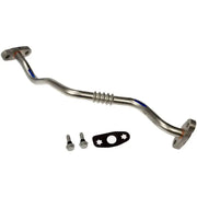 Metal exhaust pipe with flanges for Dorman Turbo Oil Line, turbo oil line replacement