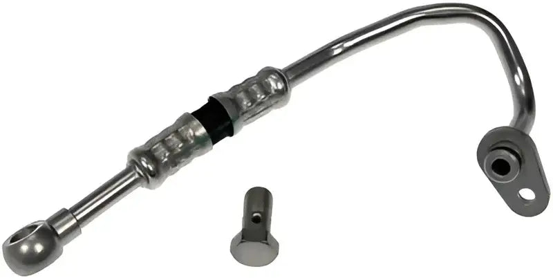 Metal turbo oil feed line with banjo bolt for Dorman oil feed line replacement