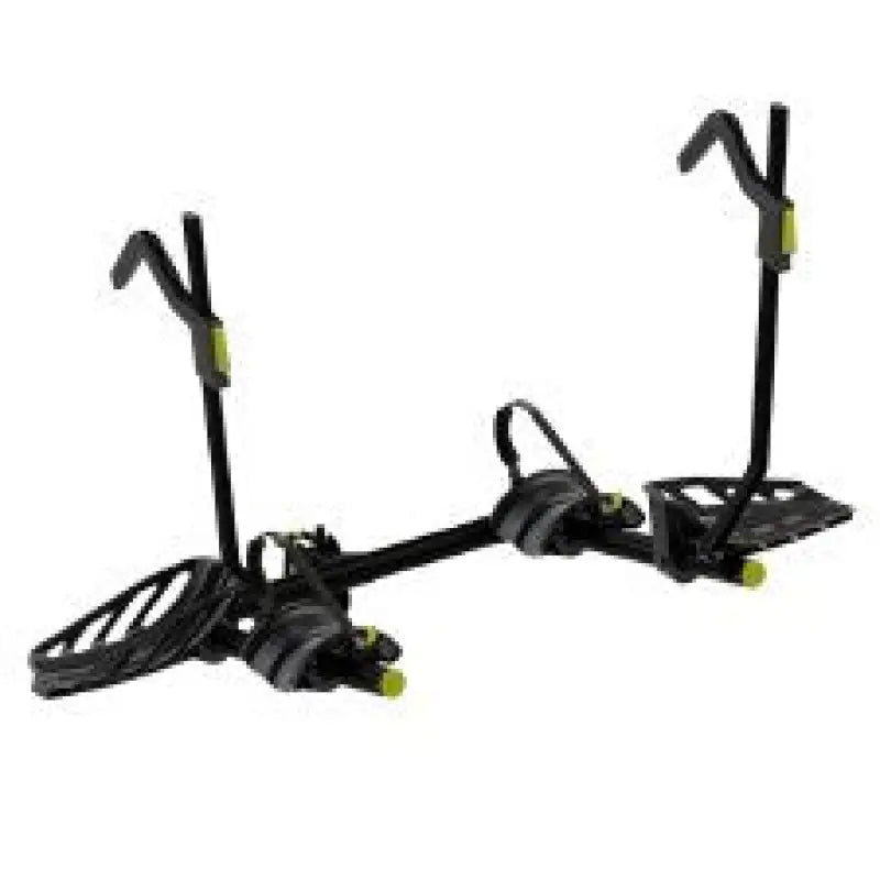 Black two-bike carrier for Swagman Okanagan bike rack, bikes securely transported