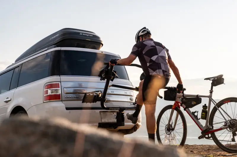 2019 Ford Flex with Swagman Okanagan bike rack for secure transport