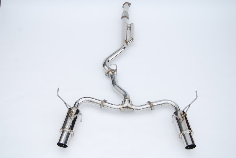 Invidia HS22WRXGTP Invidia 2022+ Subaru WRX N1 Twin Outlet Single Layer SS Tip Cat-Back Exhaust - HS22WRXGTP