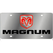 Dodge Magnum truck rear rack license plate for Jeep Gladiator in black