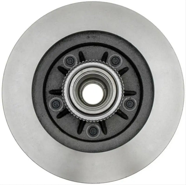 Raybestos Brake Rotr showing an automotive disc brake rotor for reliable stopping power