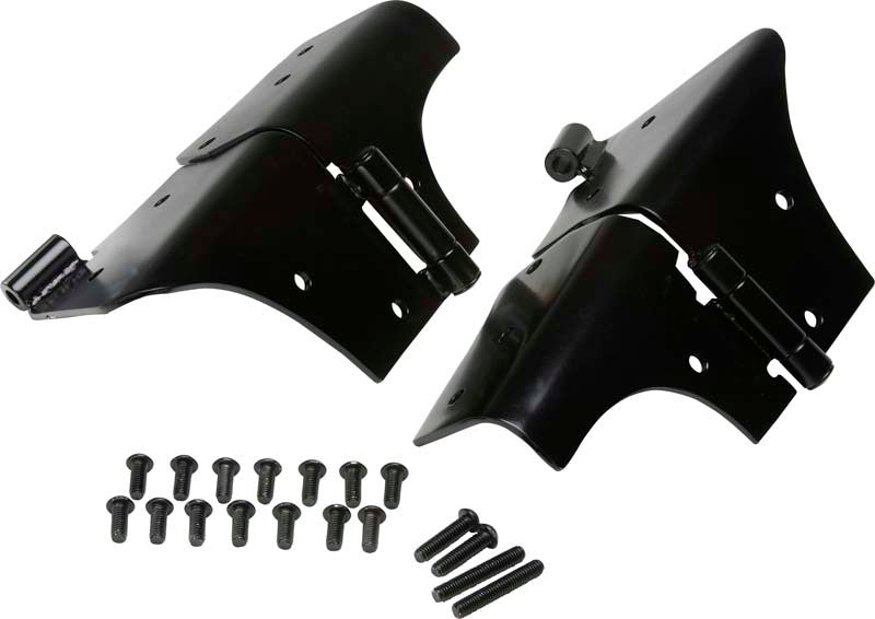 Kentrol 50477 Kentrol 97-06 Jeep Wrangler TJ Windshield Hinge Pair- Powdercoat Black
