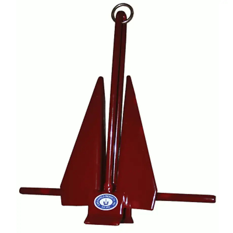 669-11-RD Greenfield Fluke Slip Ring 11Lb Red - Boat Anchor