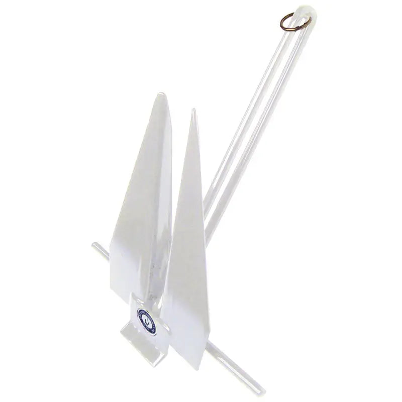 White boat anchor for 669-11-W Greenfield Fluke Slip Ring 11Lb slip ring system