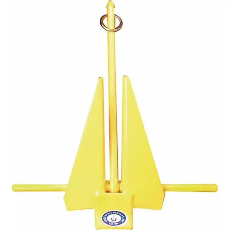 Yellow boat anchor in 669-11-Y Greenfield fluke slip ring product image