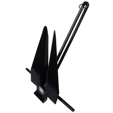 669-6-B Greenfield Fluke Slip Ring 6Lb Black - Boat Anchor