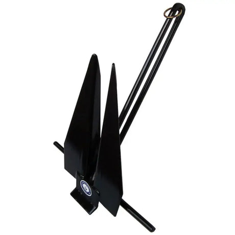669-6-B Greenfield Fluke Slip Ring 6Lb Black - Boat Anchor