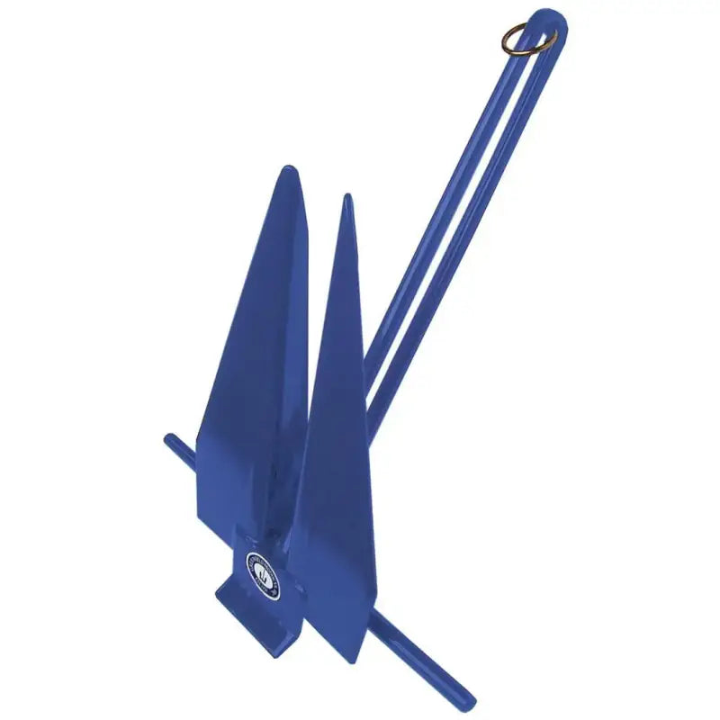 Blue boat anchor with 669-6-R Greenfield Fluke Slip Ring Fluke Slip product