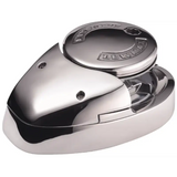 Polished metal winch from Lewmar kit for RV parts & accessories or truck parts