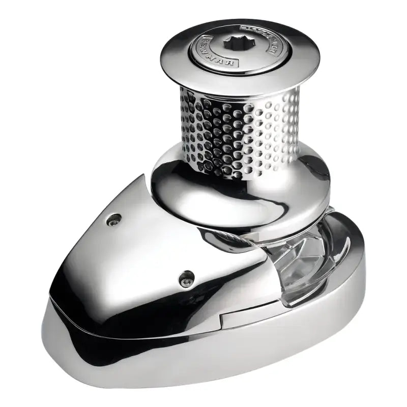 Lewmar Kit V4 Gd 12V 203 chrome winch with textured spool