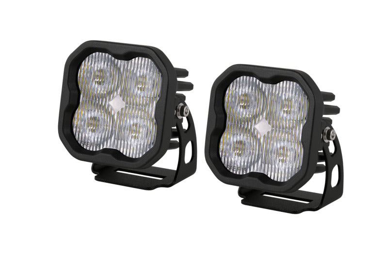 Diode Dynamics SS3 LED Pod Sport - White SAE Fog Standard (Pair) - DD6122P