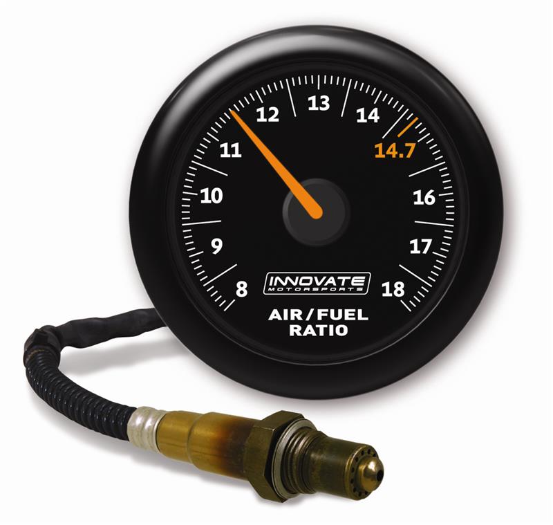 Innovate Motorsports 3855 Innovate MTX-AL Analog Air/Fuel Ratio Gauge Kit - Black Dial